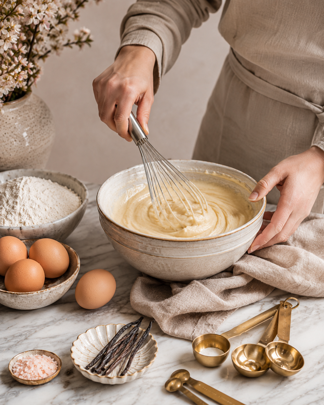 Professional baking ingredients
